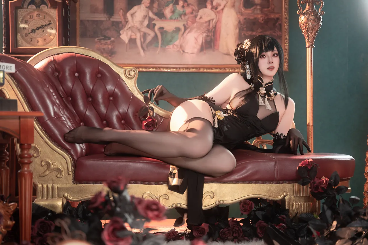 Natsuko夏夏子 - 碧蓝航线镇海旗袍 76P 502MB-erohere17.webp